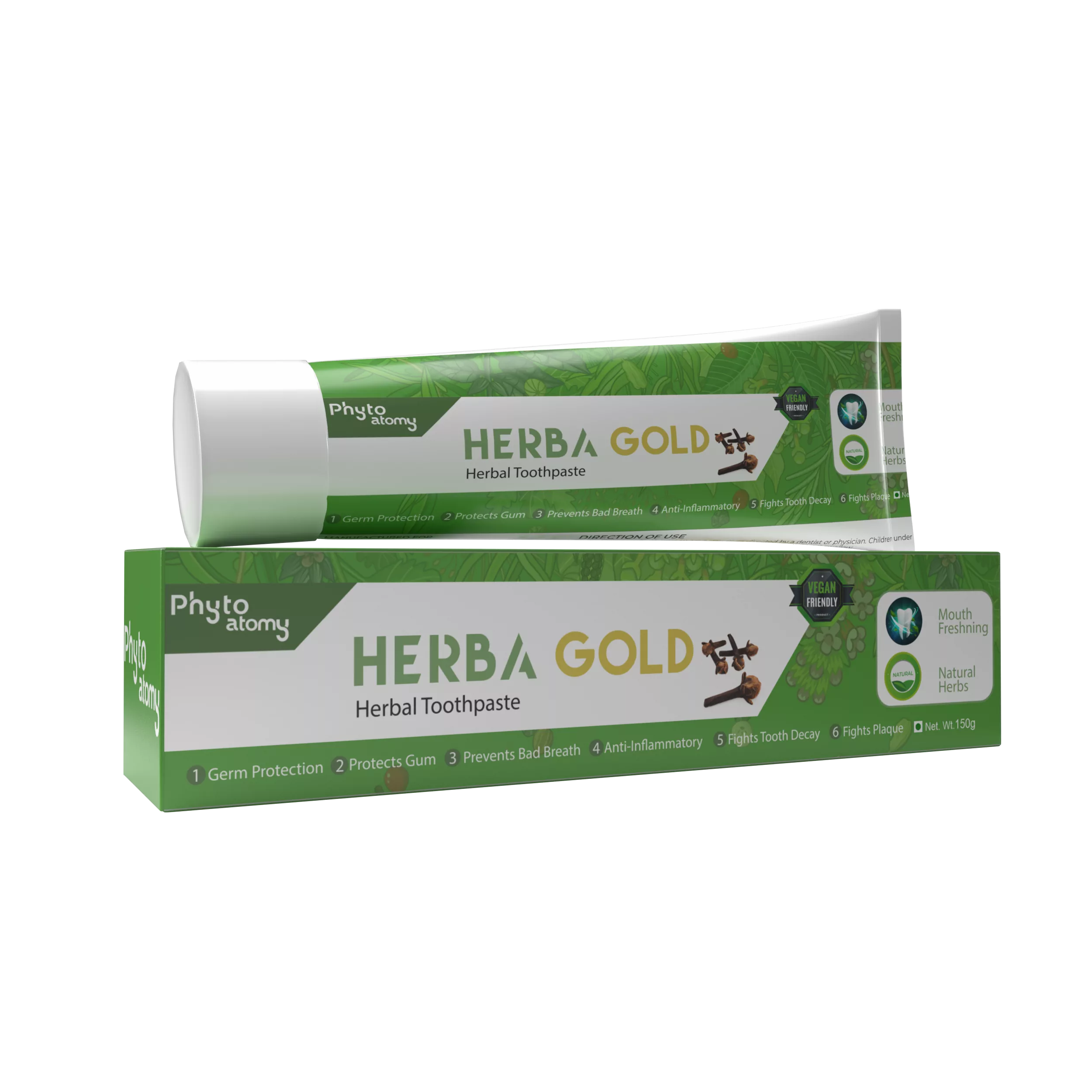SCBV B2B Herba Gold Tooth Paste (150g) -40 Pcs.